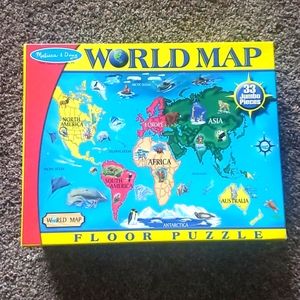 World Map Floor Puzzle